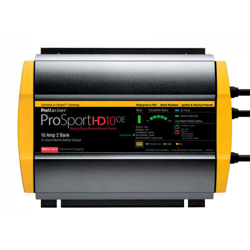 ProMariner ProSportHD 10 Gen 4 - 10 Amp - 2-Bank Battery Charger 44010