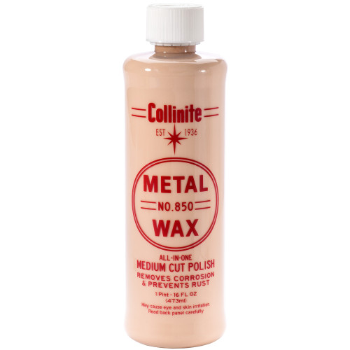 Collinite 850 Metal Wax - Medium Cut Polish - 16oz 850-16OZ