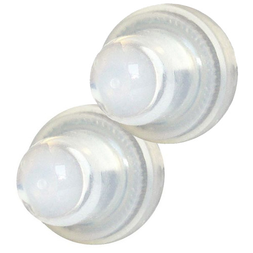 Blue Sea 4135 Push Button Reset Only Circuit Breaker Boot - Clear- 2-Pack 4135