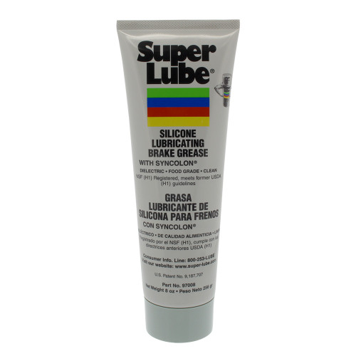 Super Lube Silicone Lubricating Brake Grease w/Syncolon&reg; - 8oz Tube 97008