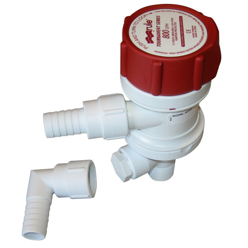 Rule FC Tournament Series 800 GPH Livewell/Aerator w/ Seacock Inlet 403FC