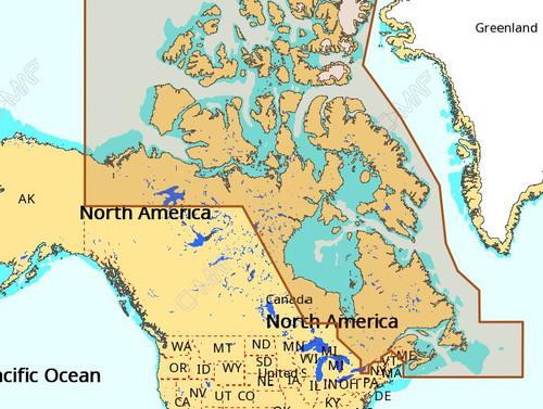 C-MAP NA-M021 Max Wide C Card Canada North And East M-NA-M021-CC