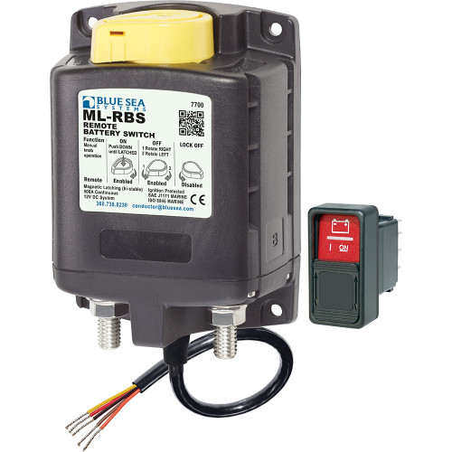 Blue Sea  7700 ML-Series Remote Battery Switch w/Manual Control 12VDC 7700