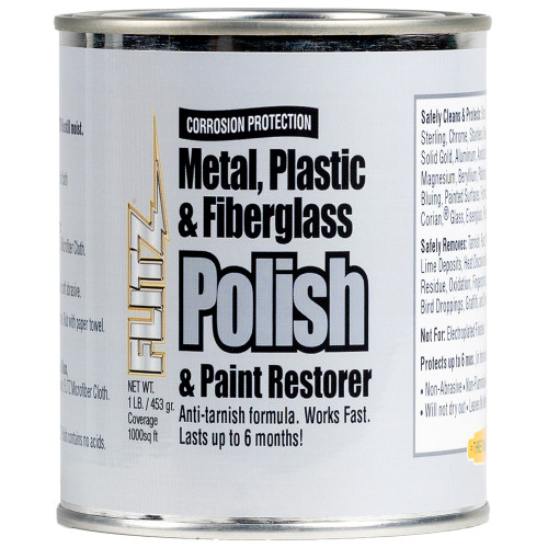 Flitz Metal, Plastic &amp; Fiberglass Polish Paste - 1.0lb CA 03516-6
