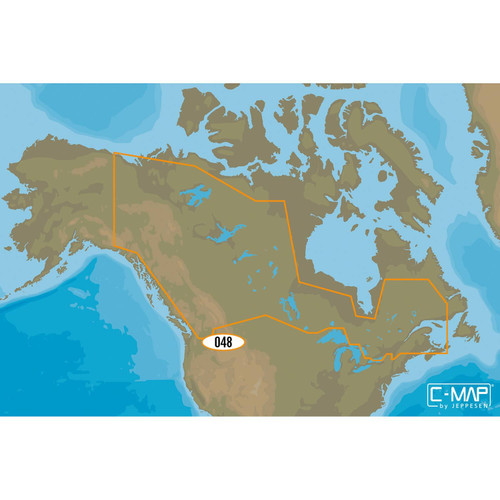 C-MAP M-NA-D048 4D microSD Canada lakes M-NA-D048-MS