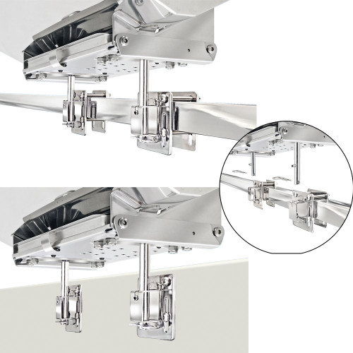 Magma Dual Side Bulkhead or Square/Flat Rail Mount T10-540