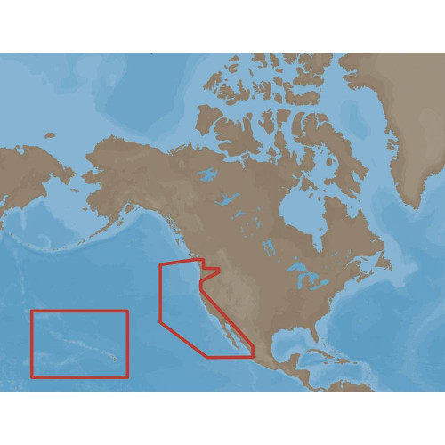 C-MAP NA-M024 Max Wide microSD West Coast And Hawaii M-NA-M024-MS