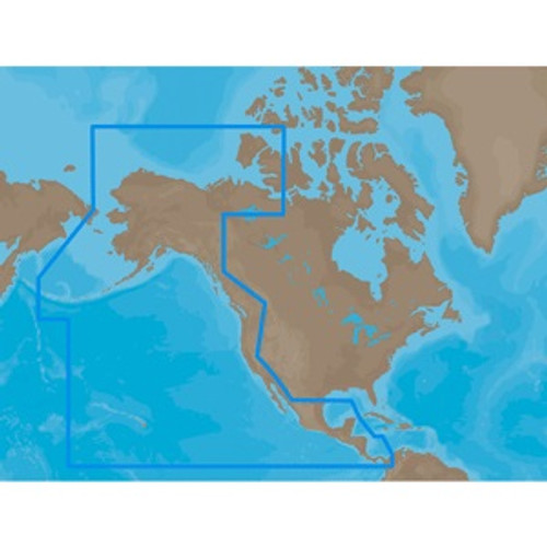 C-MAP NA-M035 Max MegaWide C Card Pacific Coast and Central America M-NA-M035-CC