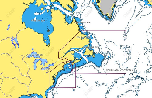 C-MAP NA-M325 Max Wide microSD Gulf of Maine Bathymetric NA-M325.43