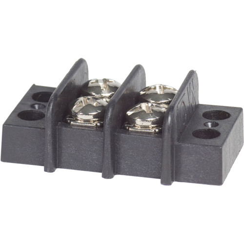 Blue Sea 2402 Terminal Black 20AMP - 2 Circuit 2402
