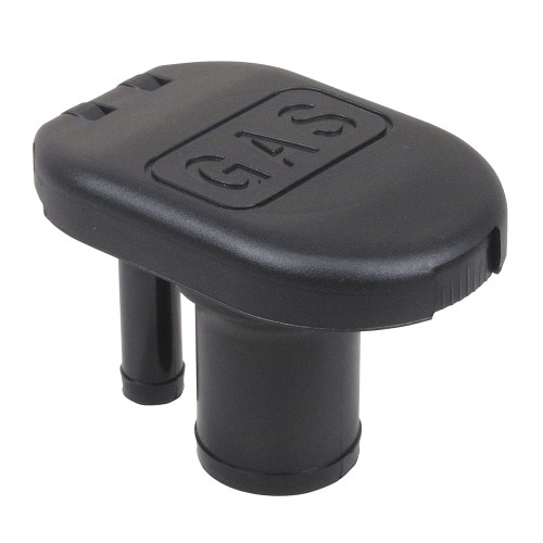 Perko Combination Vented Gas Fill/Tank f/1-1/2" Hose - Straight Neck 1319DPGBLK