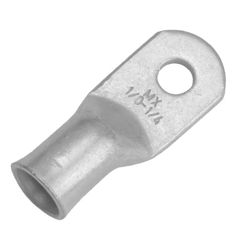 Pacer Tinned Lug 1/0 AWG - 1/4" Stud Size - 10 Pack TAE1/0-14R-10