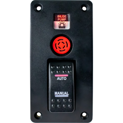 Sea-Dog Bilge Pump Water Alarm Panel w/Switch 423037-1