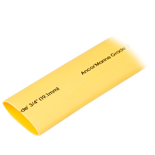 Ancor Heat Shrink Tubing 3/4" x 48" - Yellow - 1 Piece 306948