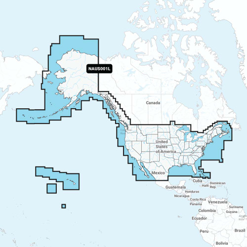 Navionics NAUS001L - U.S. &amp; Coastal Canada - Navionics+ 010-C1366-30