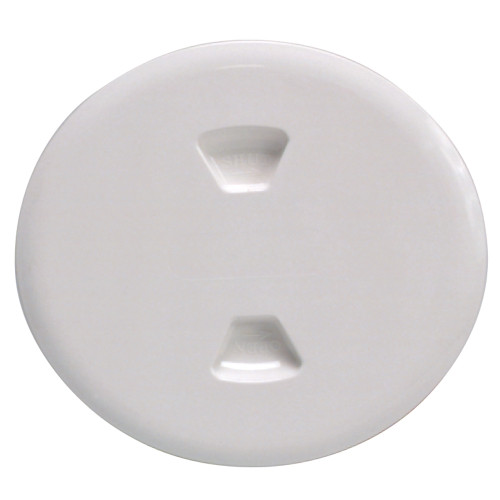 Beckson 5" Twist-Out Deck Plate - White DP50-W