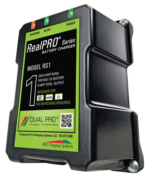Dual Pro RS1 Battery Charger 1 Bank 6 Amps RS1