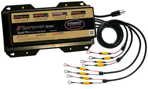 Dual Pro SS4 Battery Charger 4 Bank 40 Amps SS4
