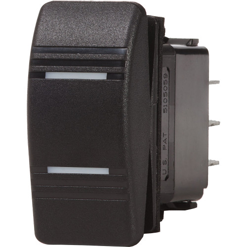 Blue Sea Contura Switch DPDT Black - ON-ON 8300