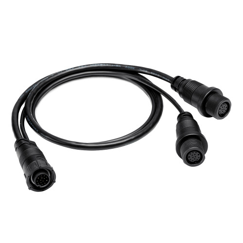 Humminbird 14 M SILR Y - SOLIX&reg;/APEX&reg; Side Imaging Left-Right Splitter Cable 720112-1