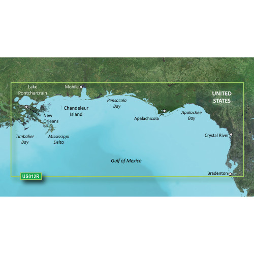 Garmin BlueChart&reg; g3 Vision&reg; HD - VUS012R - Tampa - New Orleans - microSD&trade;/SD&trade; 010-C0713-00