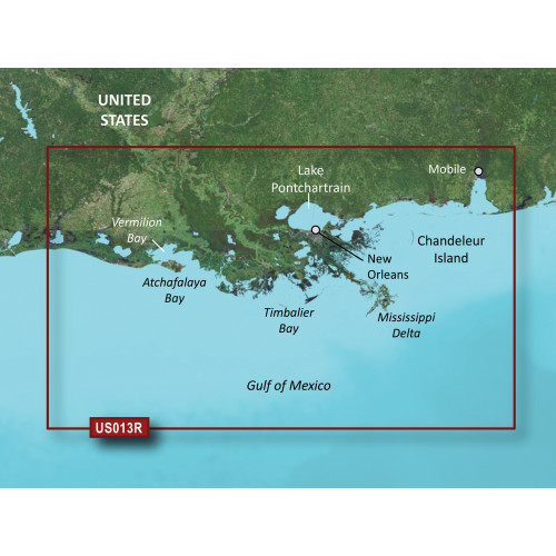 Garmin BlueChart&reg; g3 Vision&reg; HD - VUS013R - Mobile - Lake Charles - microSD&trade;/SD&trade; 010-C0714-00