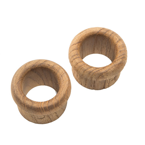 Whitecap Teak Finger Pull - 5/8" Barrel Length - 2 Pack 60145-A