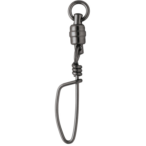VMC BSHBTSS Black Stainless Steel Heavy-Duty Ball Bearing Tournament Snap Swivel #6 - 320lb *1-Pack BSHBTSS#6