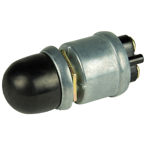 BEP 2-Position SPST Heavy-Duty Push Button Switch w/Cover - OFF/(ON) - 35 Amp 1001508