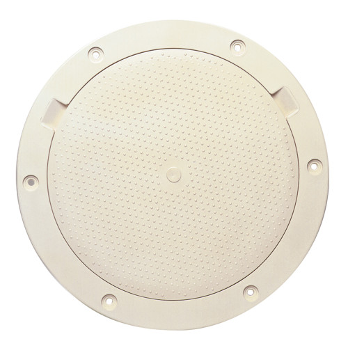 Beckson 8" Non-Skid Pry-Out Deck Plate - Beige DP83-N