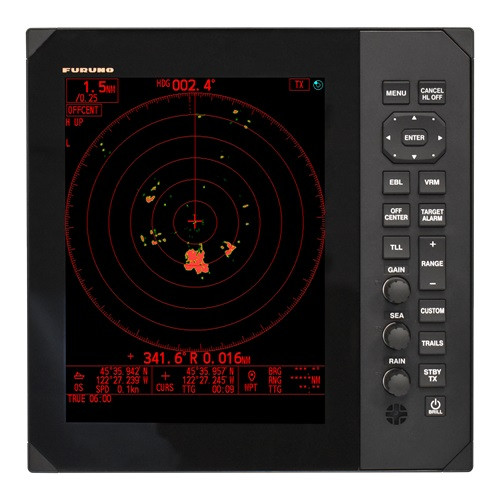 Furuno FR12 12.1" Portrait Style Radar Display Works with DRS Antennas FR-12