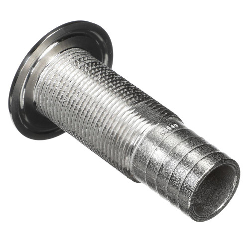 Attwood Stainless Steel Thru-Hull Standard Straight Barbed - 1-1/8" Inner Diameter 66549-3