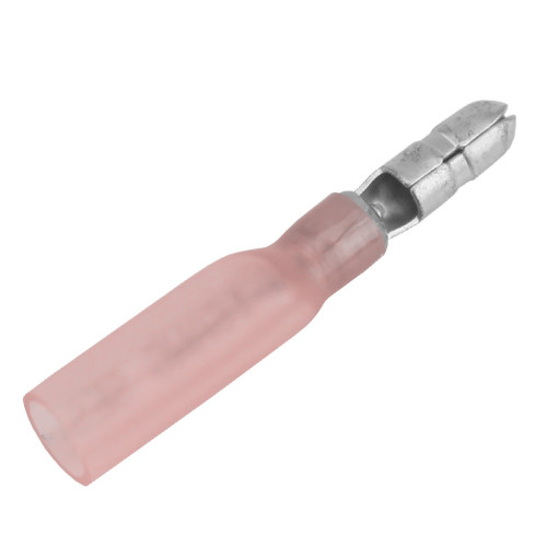 Pacer 22-18 AWG Heat Shrink Male Bullet Terminal - 25 Pack TBPE18-156-25