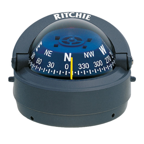 Ritchie S-53G Explorer Compass - Surface Mount - Gray S-53G