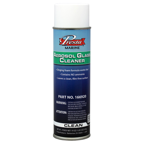 Presta Marine Ammonia Free Aerosol Glass Cleaner - 19oz 166920
