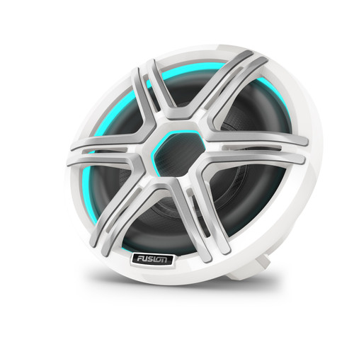 Fusion AP-SL12SPW 12in LED Apollo Series SUB-Woofer White Sport Grilles 010-02918-51