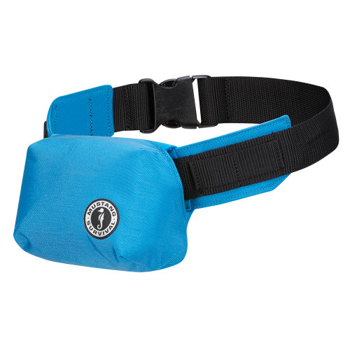 Mustang Minimalist Inflatable Belt Pack - Azure Blue - Manual MD3070-268-0-202