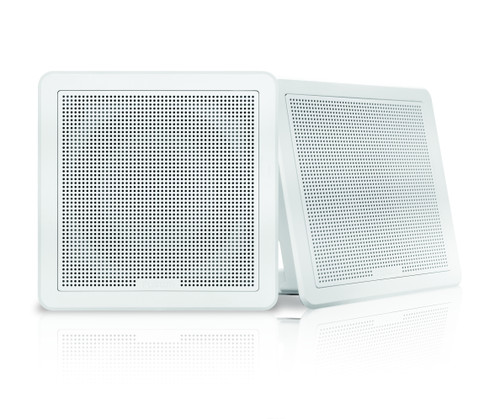 Fusion FM-F77SW 7" White Square Flush Mount Speakers 010-02300-10