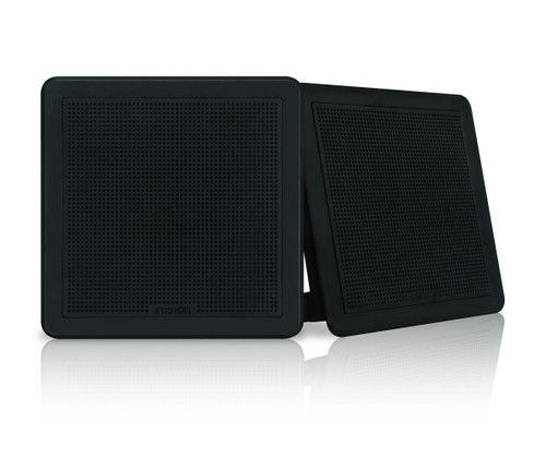 Fusion FM-F77SB 7" Black Square Flush Mount Speakers 010-02300-11