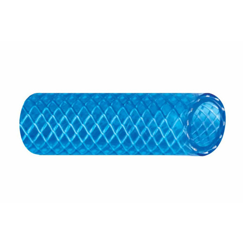 Trident Marine 1/2" x 50&#39; Boxed Reinforced PVC (FDA) Cold Water Feed Line Hose - Drinking Water Safe - Translucent Blue 165-0126