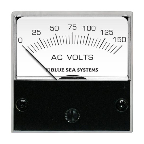 Blue Sea 8244 AC Analog Micro Voltmeter - 2" Face, 0-150 Volts AC 8244