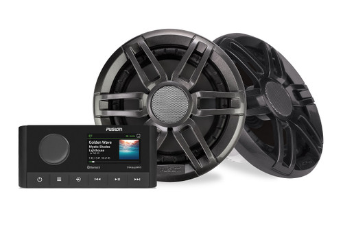 Fusion MS-RA210KSPG Bundle MS-RA210 Stereo with Pair XS Sport Speakers 010-02250-60
