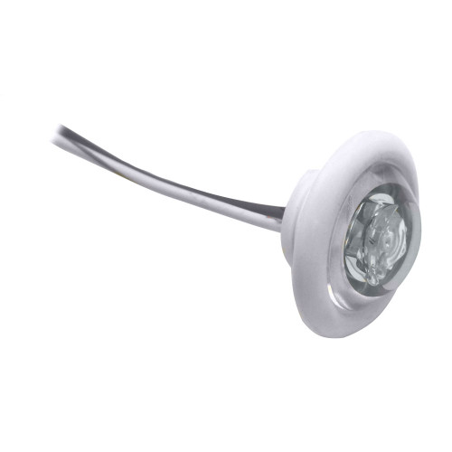 Innovative Lighting LED Bulkhead/Livewell Light "The Shortie" White LED w/ White Grommet 011-5540-7
