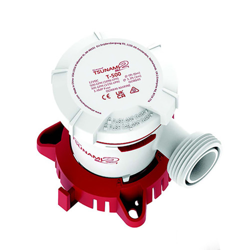 Attwood Tsunami MK2 Manual Bilge Pump - T500 - 500 GPH &amp; 12V 5606-7