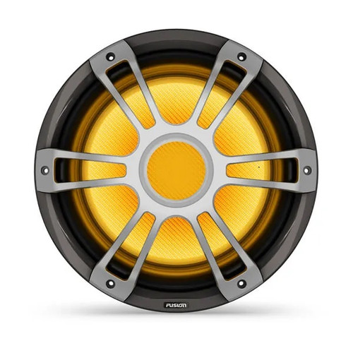 Fusion SG-SL123SPG 12" 600 Watt Sub-Woofer Sports Grill Gray 010-02775-11