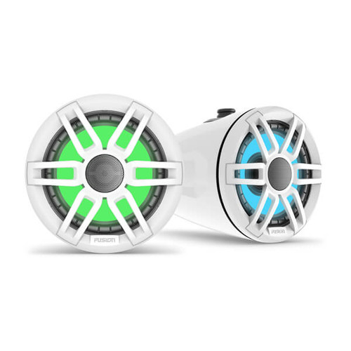 Fusion XS-FLT652SPW 6.5" Tower Speaker White With RGB Lighting 010-02583-00