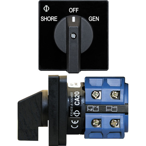 Blue Sea 9009 Switch, AC 120VAC 32A OFF +2 Position 9009