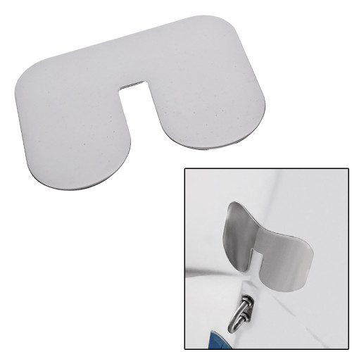 Megaware ScuffBuster&trade; Standard with Notch - 5.75" x 4.5" - Notched Bowguard - 22G - Stainless Steel 02638