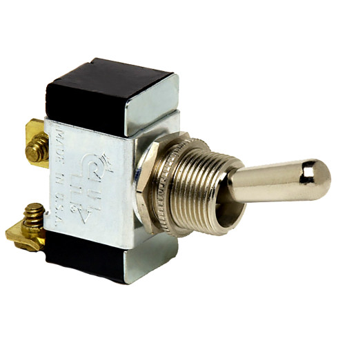 Cole Hersee Heavy-Duty Toggle Switch SPST Off-(On) 2 Screw 55020-BP
