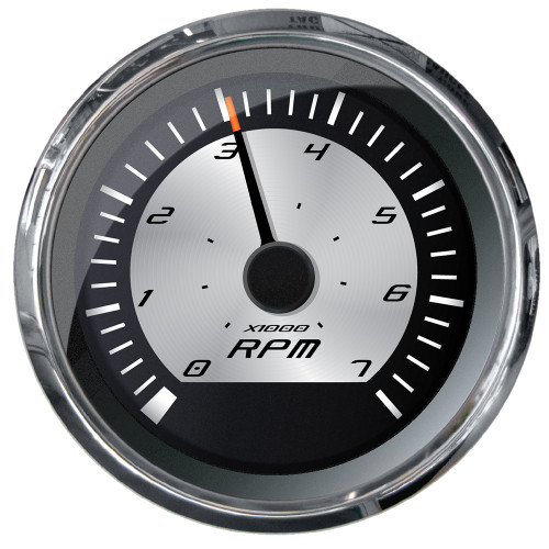 Faria Platinum 4" Tachometer - 7000 RPM (Gas - Inboard, Outboard &amp; I/O) 22009